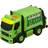 Nikko Push Button Garbage Truck, Green