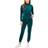 1.State Velour Turtleneck Top - Green Forest