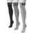 Muk Luks Women's Buckle Cuff Over The Knee Socks 3-pack - Black