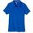 French Toast Girl's Short Sleeve Interlock Polo with Picot Collar - True Royal Blue