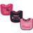 Luvable Friends Drooler Bib 3-pack Girls Rule