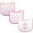 Luvable Friends Drooler Bib 3-pack Thank Heaven Girls