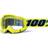 100% Goggles 100% ACCURI 2 YELLOW (Transparent Glass Anti-Fog, LT 88% -92% (NEW)