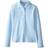 French Toast Girl's Long Sleeve Interlock Knit Polo with Picot Collar - Blue