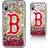 Strategic Printing Boston Red Sox iPhone X/Xs Sparkle Glitter Case