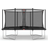 BERG Ultim Favorite Rectangular Trampoline 410cm + Safety Net Comfort Grey