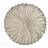 Lush Decor Round Pleated Complete Decoration Pillows Beige