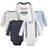 Little Treasure Long-Sleeve Bodysuits 5-pack - Dapper Dude (10171027)