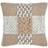 Saro Lifestyle Moroccan Complete Decoration Pillows Beige, White (45.72x45.72cm)