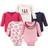 Little Treasure Long-Sleeve Bodysuits 5-pack - Bow Necklace