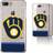 Strategic Printing Milwaukee Brewers iPhone 6 Plus/6s Plus/7 Plus/8 Plus Stripe Clear Case