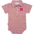 Nebraska Huskers Carson Striped SS Bodysuit - Red/White