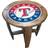 Imperial Texas Rangers Oak Barrel Table