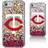 Strategic Printing Minnesota Twins iPhone 6/6s/7/8 Sparkle Logo Gold Glitter Case