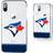 Strategic Printing Toronto Blue Jays iPhone X/Xs Stripe Clear Case