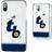 Strategic Printing Tampa Bay Rays iPhone X/Xs Stripe Clear Case