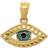 Macy's Evil Eye Charm - Gold/Blue/Black
