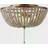 Jonathan Y Allison Antique Gold Ceiling Flush Light 38.1cm