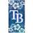 WinCraft Tampa Bay Rays Floral Spectra Beach Towel