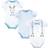 Little Treasure Cotton Bodysuits 3-pack - Boy 1st Easter (10172375)