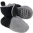 Hudson Fleece Lined Booties - Black/Heather Grey