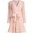 Milly Liv Pleated Dress - Nude