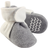 Hudson Fleece Lined Booties - Cream/Heather Grey