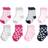 Luvable Friends Basic Socks 8-Pack - Hearts Black/Pink (10728122)