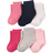 Luvable Friends Crew Socks 6 Pack - Girl