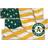 Fan Creations Oakland Athletics 3-Plank Team Flag