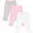 Luvable Friends Toddler Tapered Ankle Pants 3-pack - Pink/Grey (10132139)
