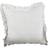 Saro Lifestyle Ruffled Complete Decoration Pillows White (50.8x50.8cm)