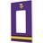 Strategic Printing Minnesota Vikings Stripe Single Rocker Light Switch Plate