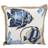 Saro Lifestyle Fresh Fish Complete Decoration Pillows Blue (50.8x50.8cm)