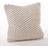 Saro Lifestyle Crochet Pom-Pom Complete Decoration Pillows White (50.8x50.8cm)