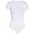 Yummie Short Sleeve Shaping Thong Bodysuit - White