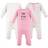 Hudson Baby Union Coveralls 3-pack - Heart of Gold (10151322)