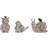 Dkd Home Decor Animal Dekorationsfigur 17cm 3stk