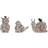 Dkd Home Decor Animal Figurine 17cm 3pcs