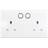 BG Home Automation 2G White Switch Socket