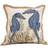 Saro Lifestyle I See Seahorses Complete Decoration Pillows Blue (50.8x50.8cm)