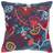 Rizzy Home Poly Filled Floral with Bird Complete Decoration Pillows Blue (50.8x50.8cm)
