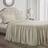 Lush Decor Ruffle Bedspread Beige (190.5x99.06cm)