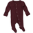 L'ovedbaby Organic Snap Footie - Eggplant (OR444e)