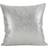 Saro Lifestyle Shimmering Metallic Design Complete Decoration Pillows Silver (50.8x50.8cm)