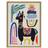 Kate & Laurel Sylvie Llama Mesatawe by Rachel Lee Framed Art 45.7x61cm