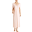 Hanro Moments Short Sleeve Long Gown - Crystal Pink