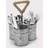 Mind Reader 3 Section Utensil Holder