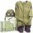 Baby Aspen Big Dreamzzz Baby Pilot Layette Set 2-pack - Olive Green (BA16010PL)