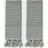 SKL Home Longborough 2-pack Guest Towel Grey (66.04x40.64cm)